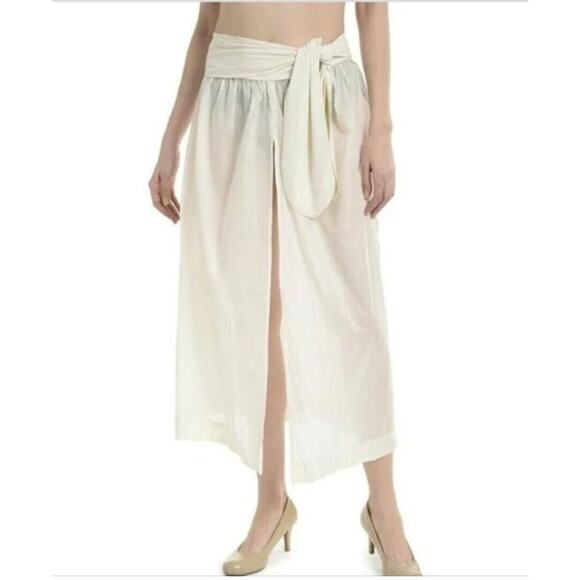 SPANX Other - SPANX Look At Me Core Slims Swim Cover Up Skirt Size S/M in Cream NWT vacation